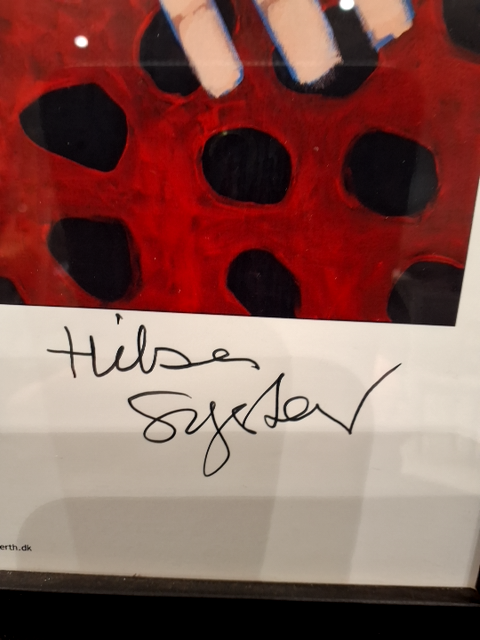 Velkommen, signeret plakat afLeif Sylvester